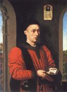 Petrus Christus Portrait of a young man oil painting on canvas